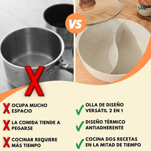 Duo Cook®: Cocina doble ahorrando tiempo y espacio
