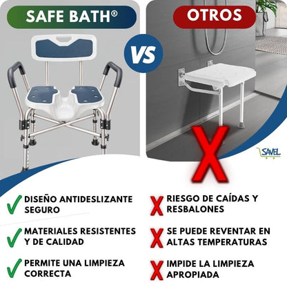 Safe Bath®:  Haz que estén seguros en el baño a pesar de su edad
