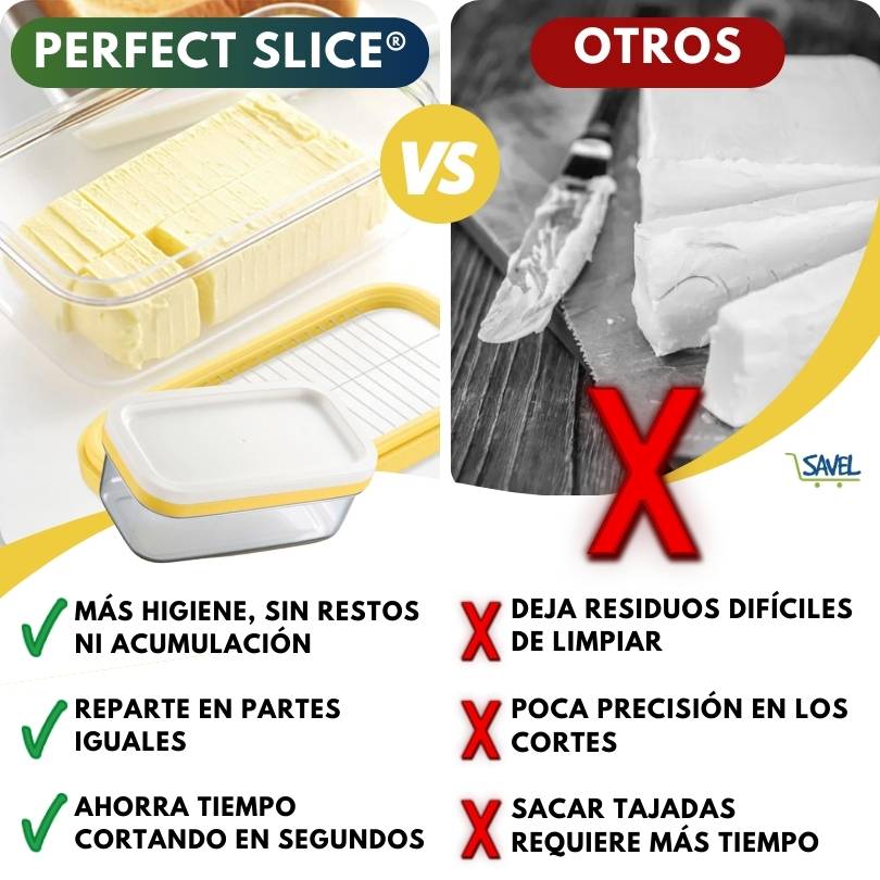 Perfect Slice®:  Rodajas perfectas en segundos