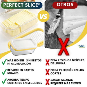 Perfect Slice®:  Rodajas perfectas en segundos