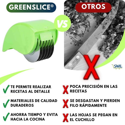 Green Slice®: Pica cilantro en segundos