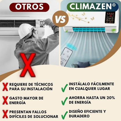 2 en 1 ClimaZen®: Tu clima ideal en cualquier parte