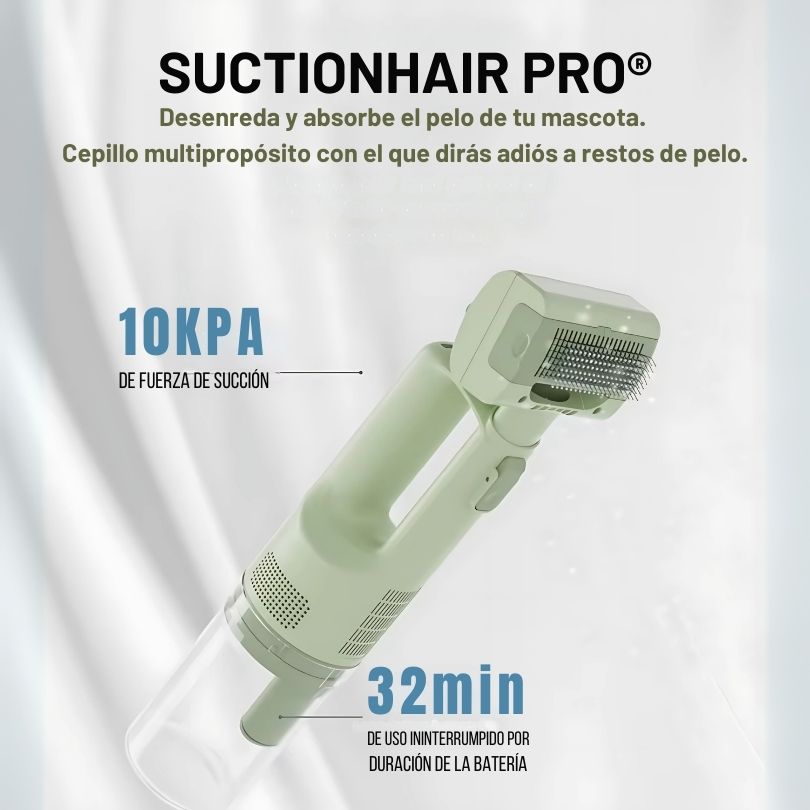 SuctionHair Pro®: No sufras con el pelo regado por todas partes