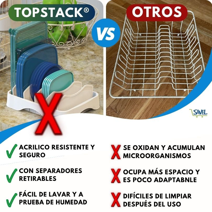 Top Stack®: El organizador que falta en tu cocina