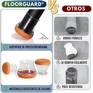 PAGA 3 SETS Y LLEVA 4 - FloorGuard ® ¡Protege tu piso contra los rayones!