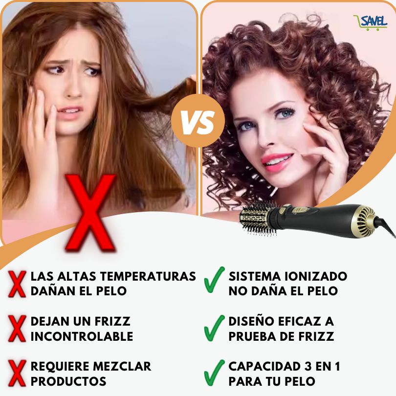 Spin Glam®: El cepillo 3 en 1 que necesitas