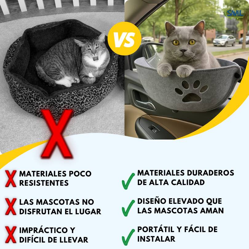 Window Nest®: Dale a tu peludo un lugar cómodo en el carro