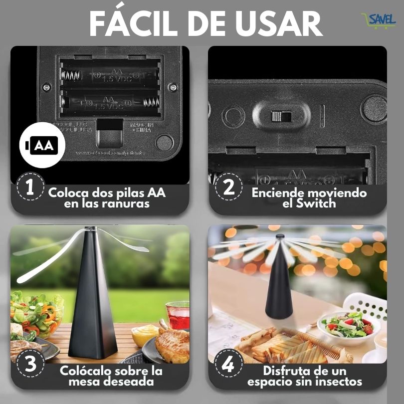 FlyAway®: Come al aire libre sin sufrir por las moscas