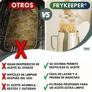 Fry Keeper®: Fríe sin desperdiciar aceite