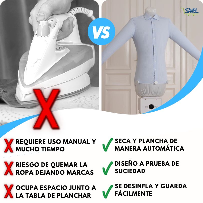 Press Air® : Seca y plancha tu ropa al mismo tiempo