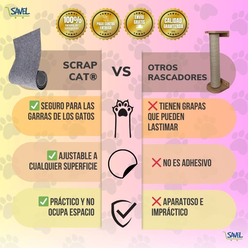 ScrapCat®: Haz que tu gato pueda rascar sin dañar tus muebles
