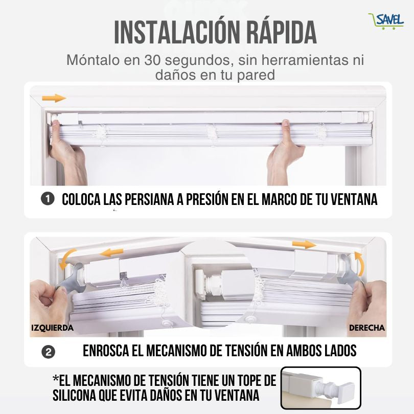 PressBlind®: La forma moderna de tener persianas sin dañar tu hogar