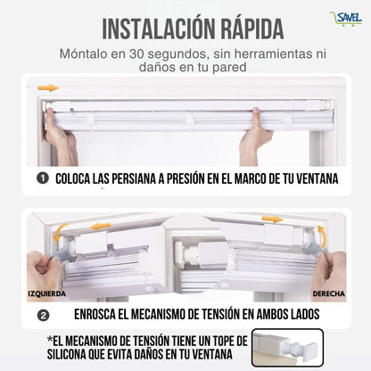 PressBlind®: La forma moderna de tener persianas sin dañar tu hogar