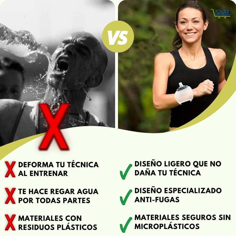 ManaBottle®: Hidratación a la mano sin parar ni perder el ritmo
