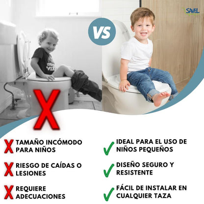 TazaKid®: Su primer paso para ir solo al baño