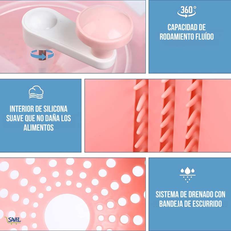 FreshSpin®: La forma más fácil y rápida de limpiar tus alimentos