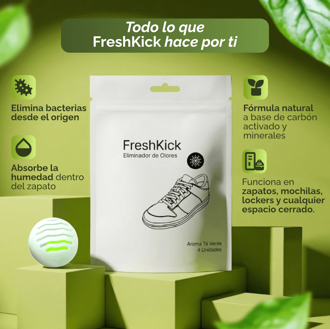 FreshKick: Bolas Desodorantes para Zapatos (compra 6 lleva 12 bolas)