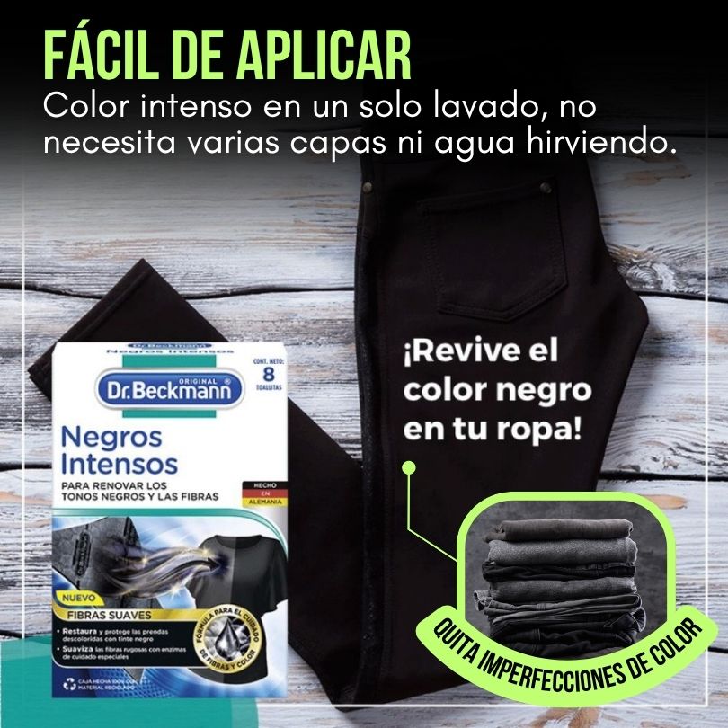 x8 Black Revive®: Devuélvele el negro a tu ropa
