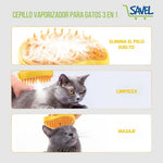 Cepillo de Vapor para Mascotas | 3 en 1