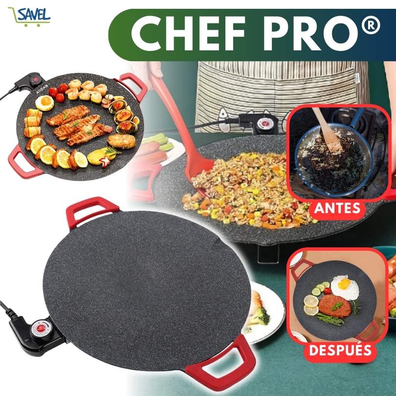Chef Pro®: Cocina donde quieras, sin complicarte.