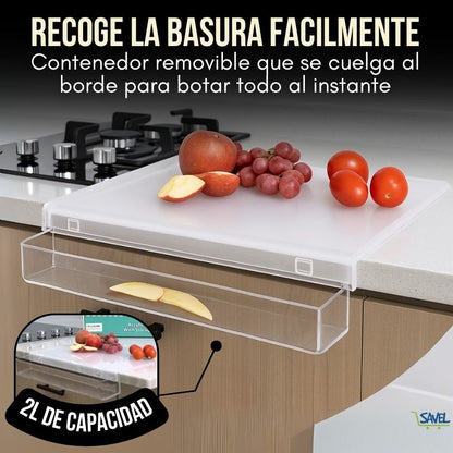 CleanChop®: Corta mientras mantienes tu cocina ordenada