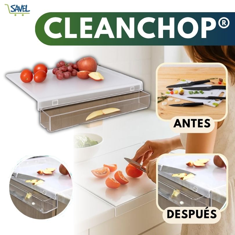 CleanChop®: Corta mientras mantienes tu cocina ordenada