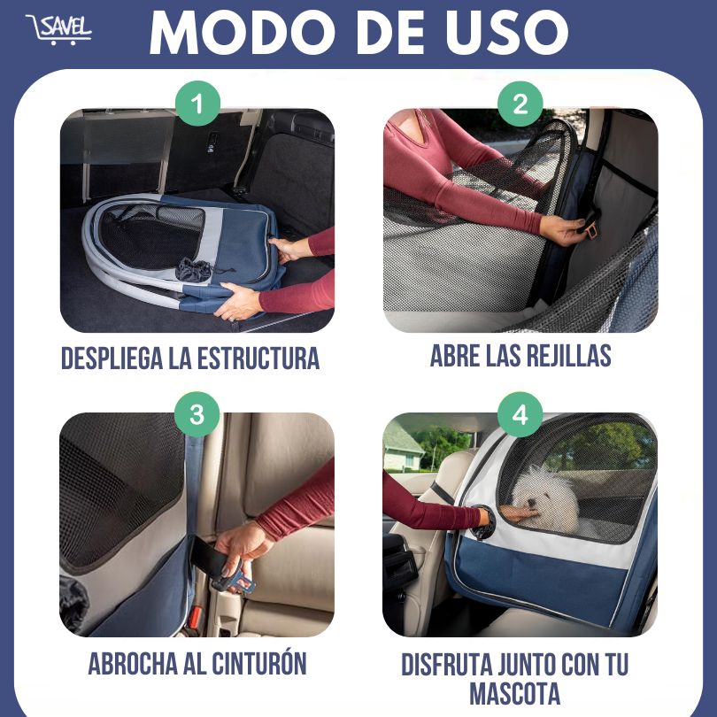  Comfort Pet®: Haz que tu mascota viaje segura y cómoda