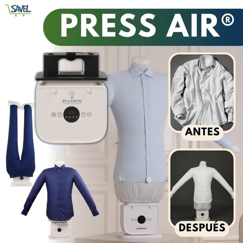 Press Air® : Seca y plancha tu ropa al mismo tiempo