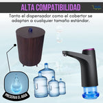 2 en 1 PerfectWater®: Cobertor de botellón y dispensador eléctrico