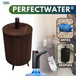 2 en 1 PerfectWater®: Cobertor de botellón y dispensador eléctrico