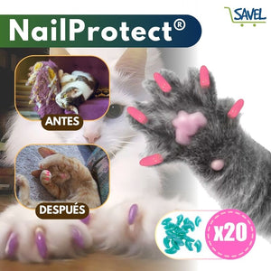 x20 NailProtect®: Cuída de las uñas de tu gato de manera segura