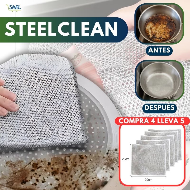 5x4 SteelClean: Dile adiós a las manchas en tu cocina