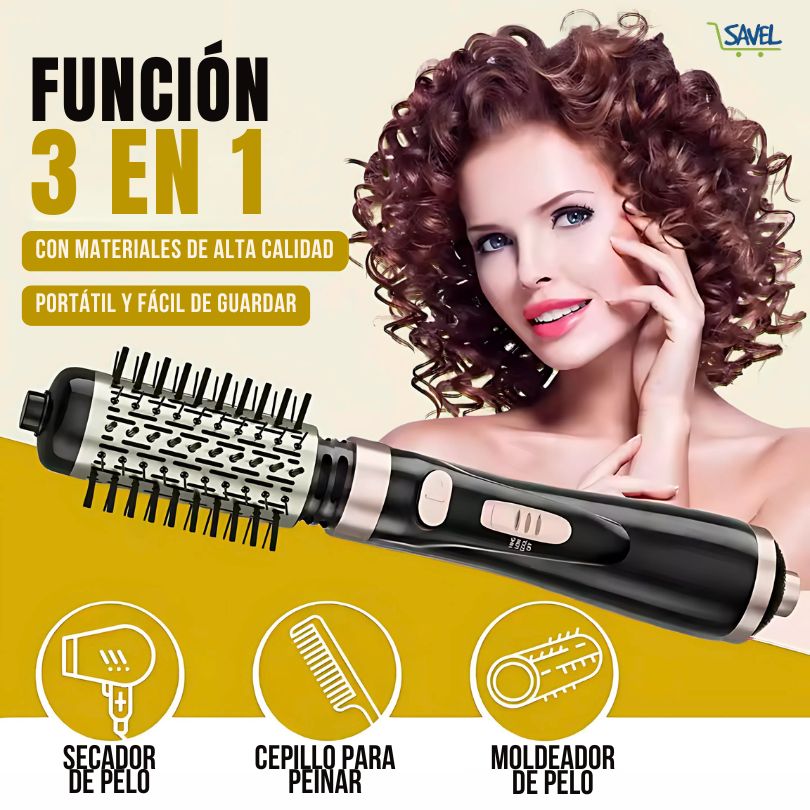 Spin Glam®: El cepillo 3 en 1 que necesitas
