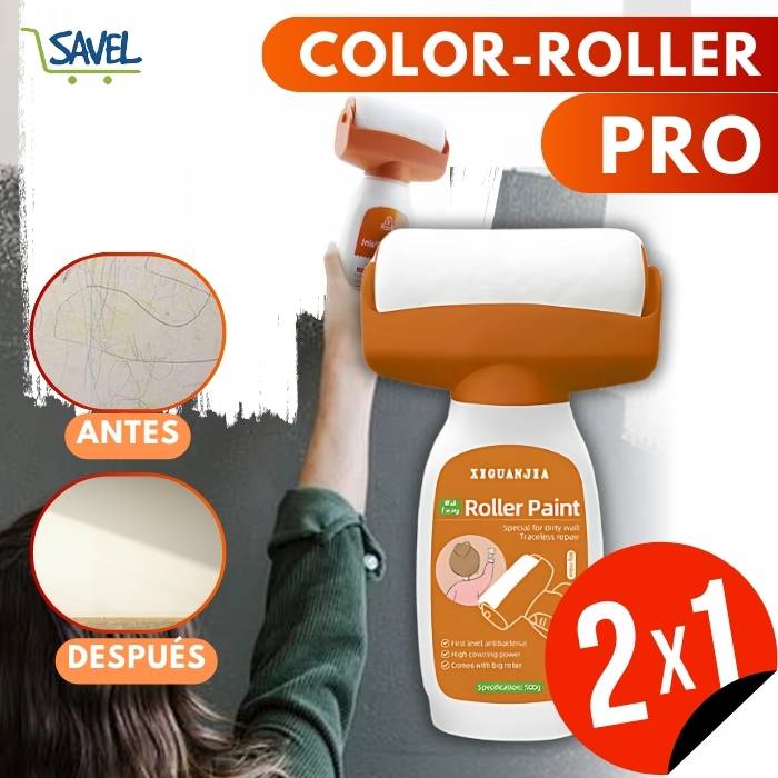 CollorRoller®: desaparece manchas y grietas en tu hogar, compra 1 lleva 2