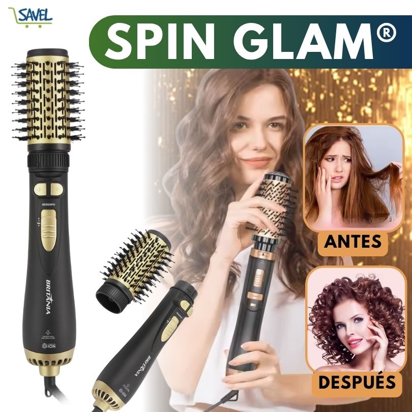 Spin Glam®: El cepillo 3 en 1 que necesitas