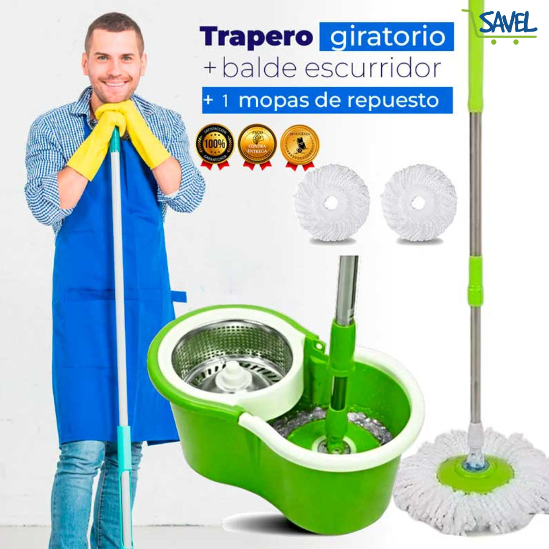 Trapero Normal TrapHero® Trapero autoescurridor grande. Te obsequiamos 2 mopas GRATIS ...
