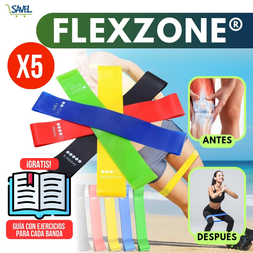 x5 FlexZone®: Entrena tus piernas fácilmente desde casa + guía gratis