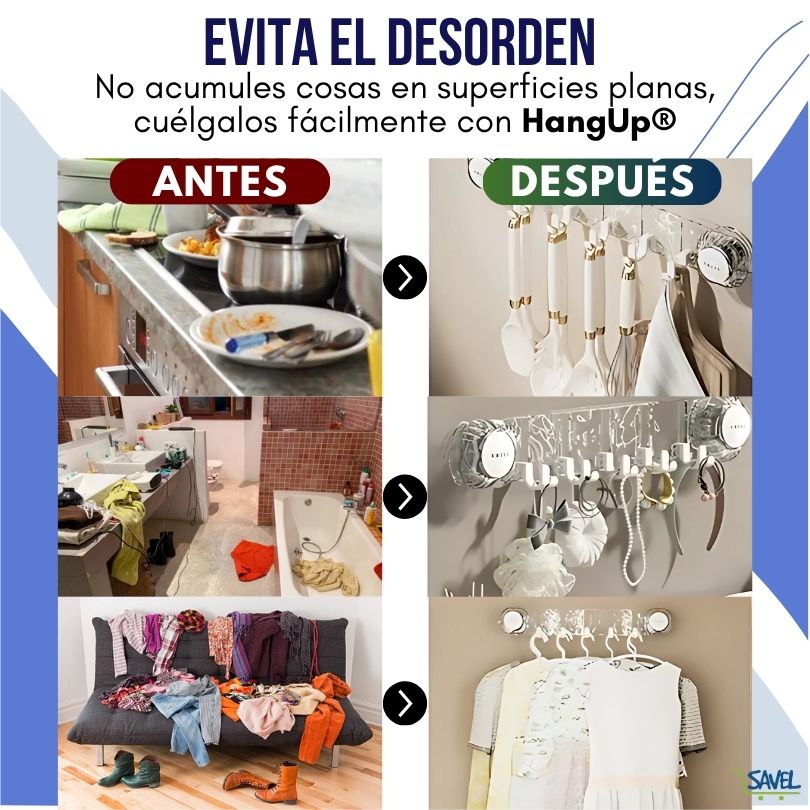  HangUp®: Olvídate del desorden en tu baño o cocina
