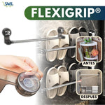  FlexiGrip®: Organiza tu espacio sin taladros ni huecos.