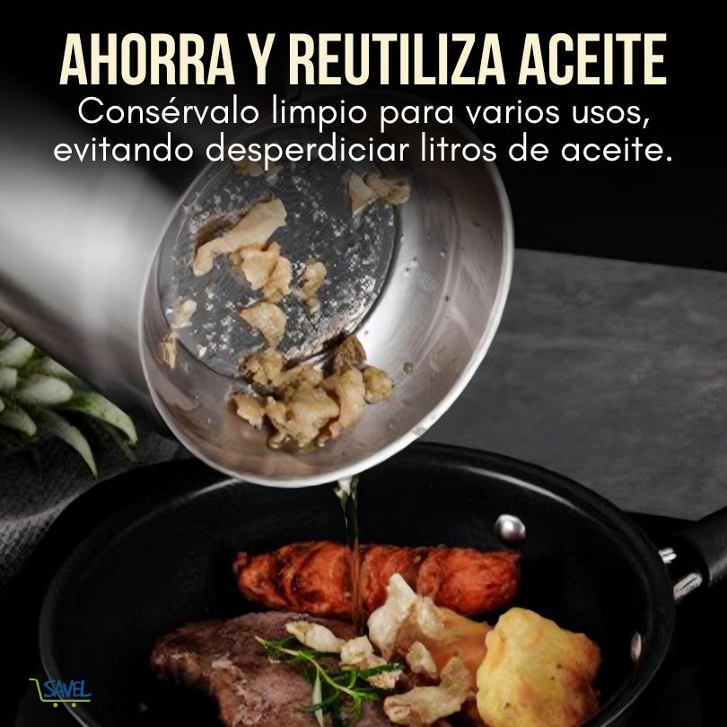 Fry Keeper®: Fríe sin desperdiciar aceite