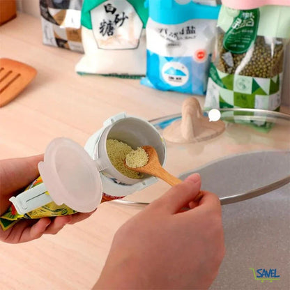 EasySeal Clips: Sellado y Vertido Fácil para Mantener la Frescura