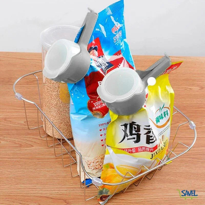 EasySeal Clips: Sellado y Vertido Fácil para Mantener la Frescura