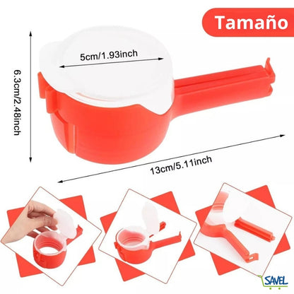 EasySeal Clips: Sellado y Vertido Fácil para Mantener la Frescura