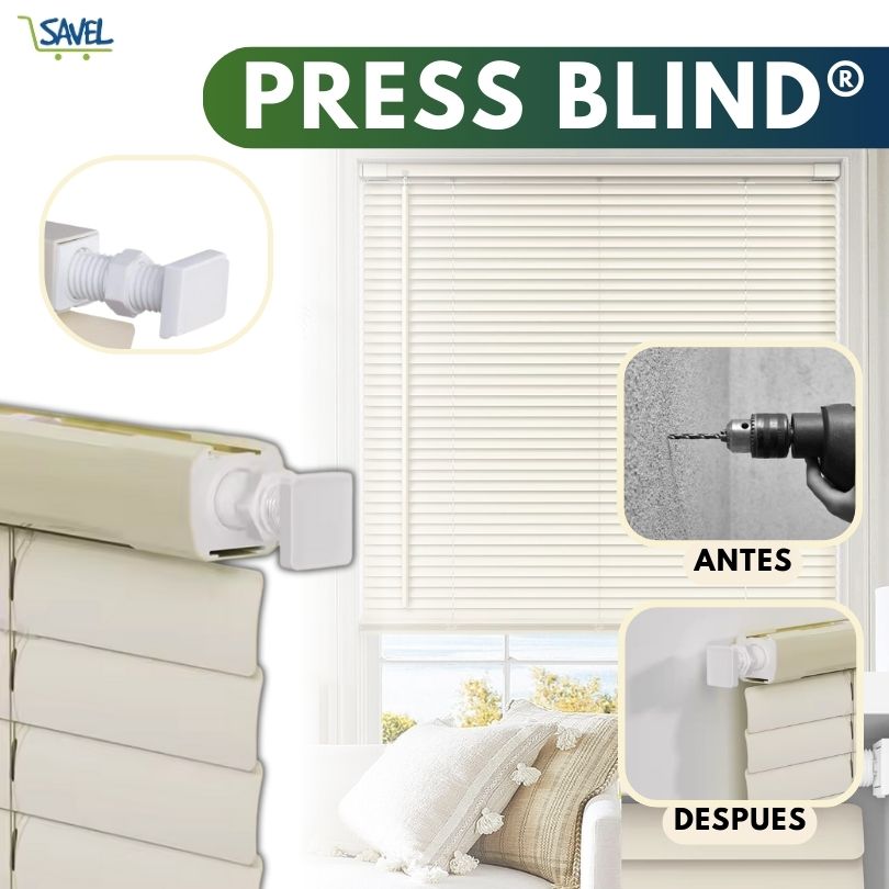 PressBlind®: La forma moderna de tener persianas sin dañar tu hogar