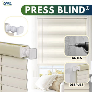 PressBlind®: La forma moderna de tener persianas sin dañar tu hogar