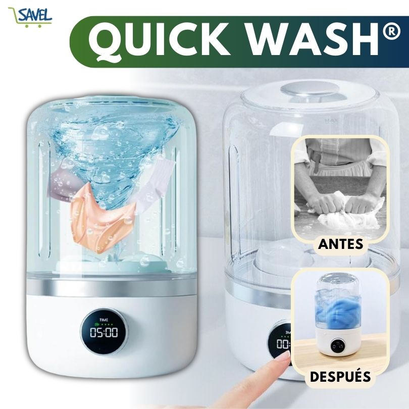 Quick Wash®: La mejor forma de lavar rápido ahorrando agua – Savel