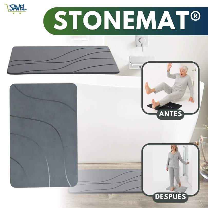 StoneMat®: El tapete de baño que necesitas