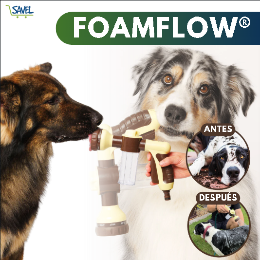 FoamFlow®: La mejor forma de bañar a tu mascota