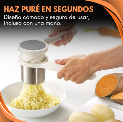 Ralla Pro®: Prepara purés perfectos sin esfuerzo + AFILADOR DE CUCHILLO GRATIS