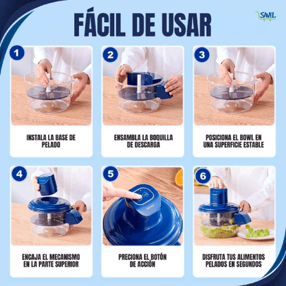 Smart Peel®: Pela frutas y verduras en segundos